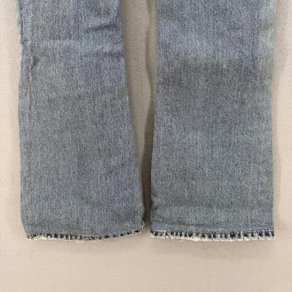 Silver Jeans Women's 28x33 (6) Light Blue Blaze Flare Vintage Preppy Normcore - Picture 4 of 15